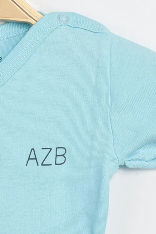 Aziz Bebe Erkek Kız Bebek Çıtçıtlı % 100 Pamuk Body & Zıbın