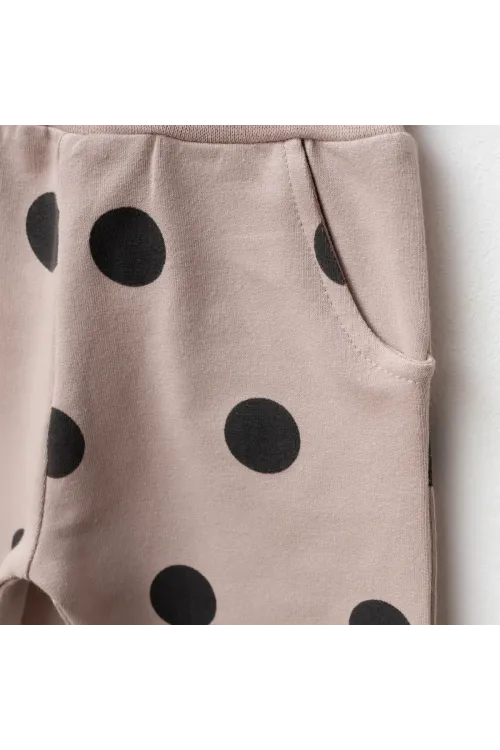 Aziz Bebe Kız Bebek Nakışlı Sweatshirt Pantolon 2 li Alt Üst Bebek Takımı 3 Ay-36 Ay