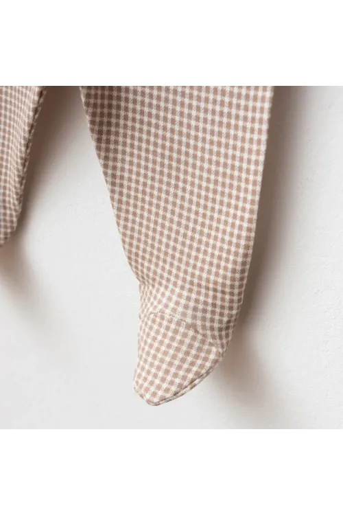 Erkek Bebek Ayı Nakışlı Sweatshirt Yelek Pantolon 3  lü Alt Üst Bebek Takımı 0 Ay - 6 Ay