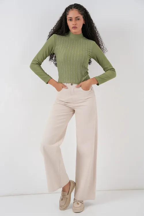 922 Taşlı Body - Çağla