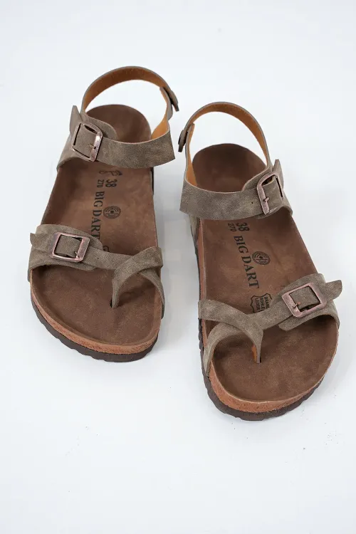 Kadın Ortopedik Terlik 010186 - Vizon