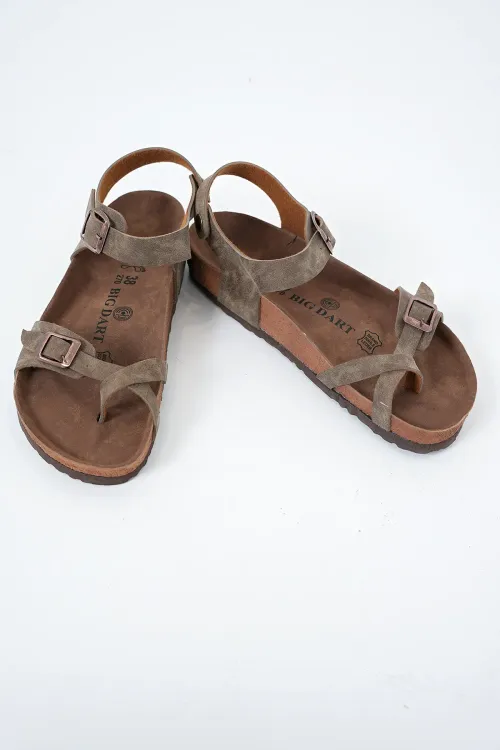 Kadın Ortopedik Terlik 010186 - Vizon