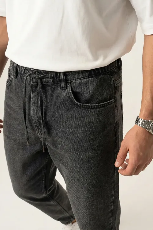 Erkek Rahat Kesim Baggy Jean Pantolon 30075 - Antrasit
