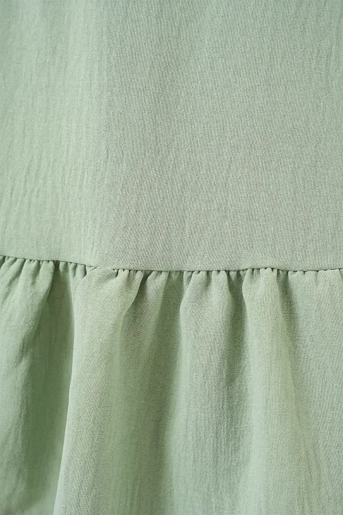 Kadın Ayrobin Mini Etek 8054 - Mint