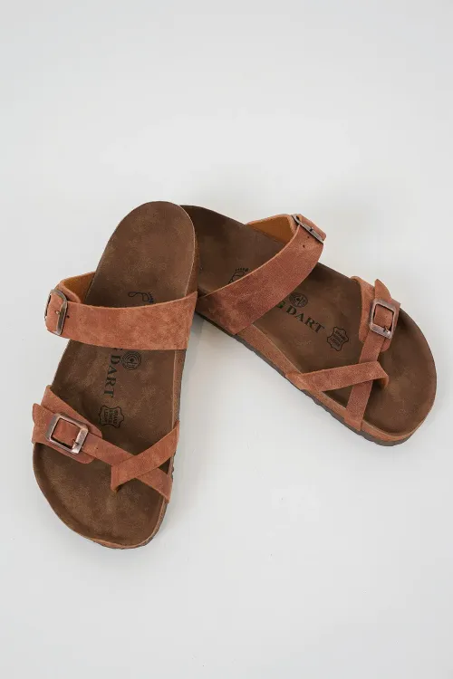 Unisex Ortopedik Terlik 010181 - Taba