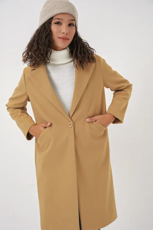 9085 Kaşe Kaban - Hardal