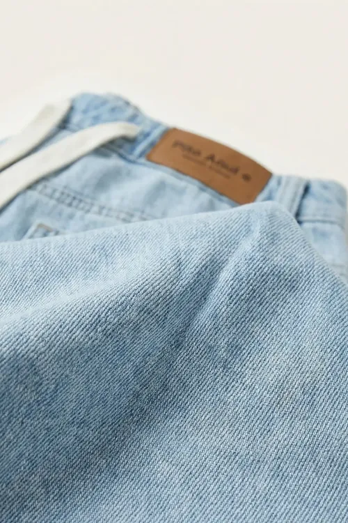 Erkek Rahat Kesim Baggy Jean Pantolon 30076 - Mavi