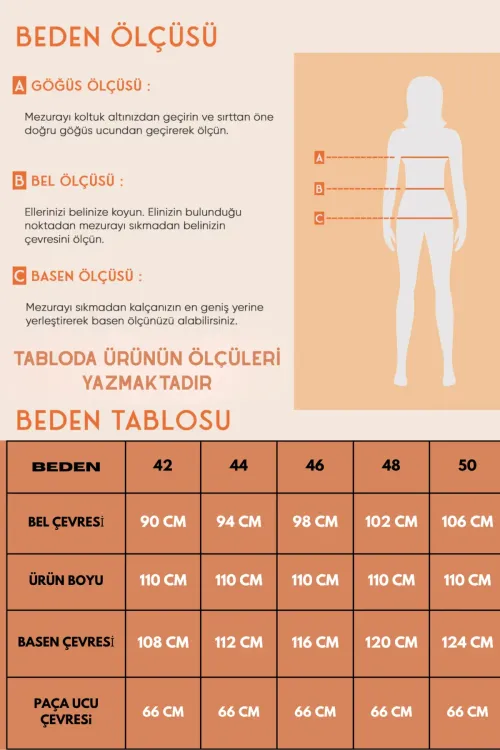 Kadın Lacivert Büyük Beden Toparlayıcı Palazzo Pantolon HZL26S-ZSS120211