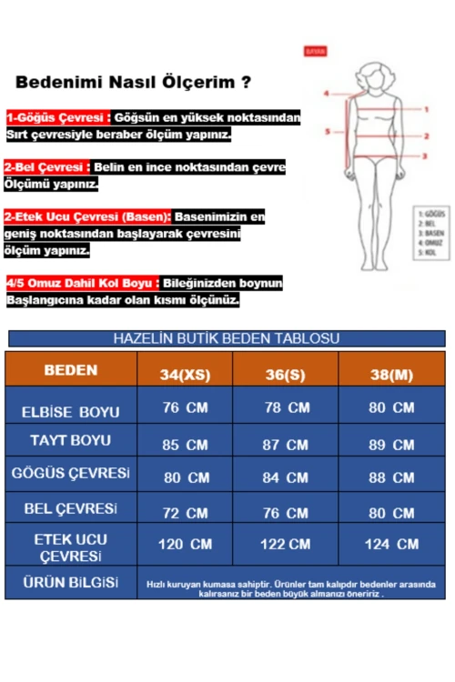 Kadın Tesettür Siyah Uzun Kollu Boneli Kapalı Taytlı Elbise Mayo HZL24S-AR1251-01
