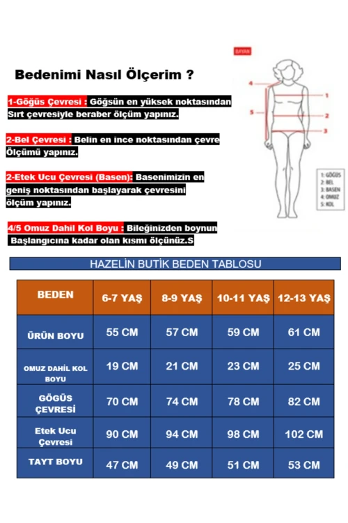Kız Çocuk Fuşya  Lacivert Detaylı 6-13 Yaş Yarım Kol Taytlı  Mayo HZL24S-AR1171-10