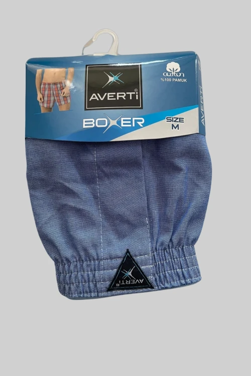 Erkek 10Lu Gömlek Desen %100 Pamuk Poplin Boxer HZL25S-AV01