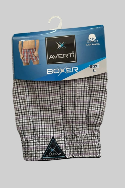 Erkek 8Li Gömlek Desen %100 Pamuk Poplin Boxer HZL25S-AV01