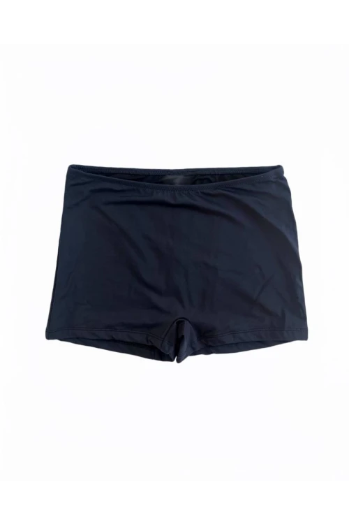 Kadın Lacivert Beyaz Desenli Şortlu Tankini HZL25S-AR1801