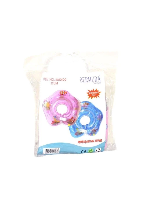 Kız Bebek Pembe Emniyet Kilitli Yüzme Boyun Simidi HZL25S-BR01