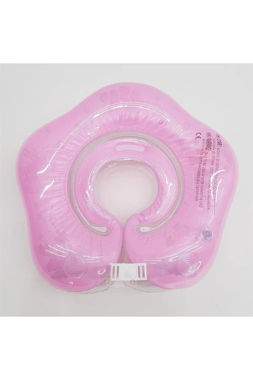 Kız Bebek Pembe Emniyet Kilitli Yüzme Boyun Simidi HZL25S-BR01