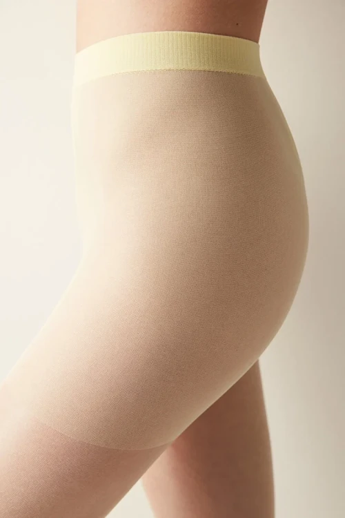 Penti 6lı Paket GLORY FİT 20 den Canlı Sarı Külotlu Çorap Renk No:199 HZL25-PNTG