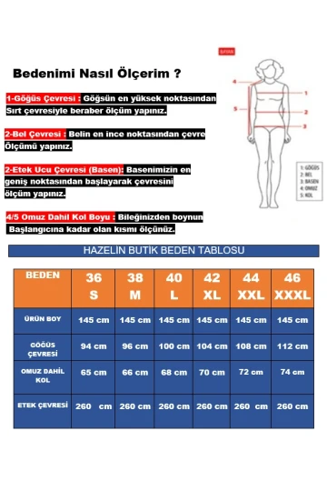 Kadın Siyah Bej Desenli Bileği Lastikli Düğmeli Uzun Viskon Elbise HZL24S-BD124231