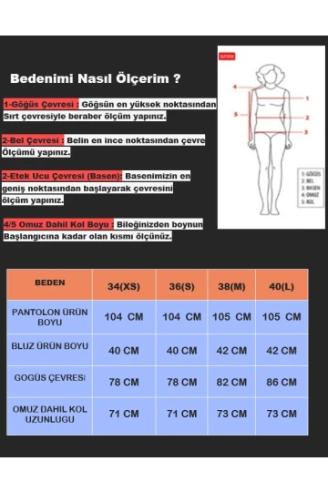 Kadın Bej Bel Katlamalı İspanyol İkili Yumoş Takım HZL25W-ZK13501