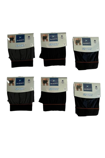 Erkek 6Lı Likralı Pamuklu Sport Model Boxer HZL25S-AV02