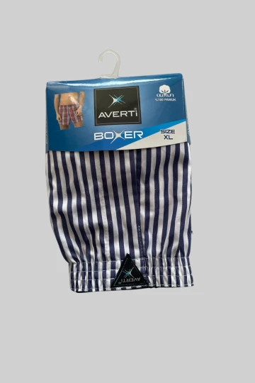 Erkek 8Li Gömlek Desen %100 Pamuk Poplin Boxer HZL25S-AV01